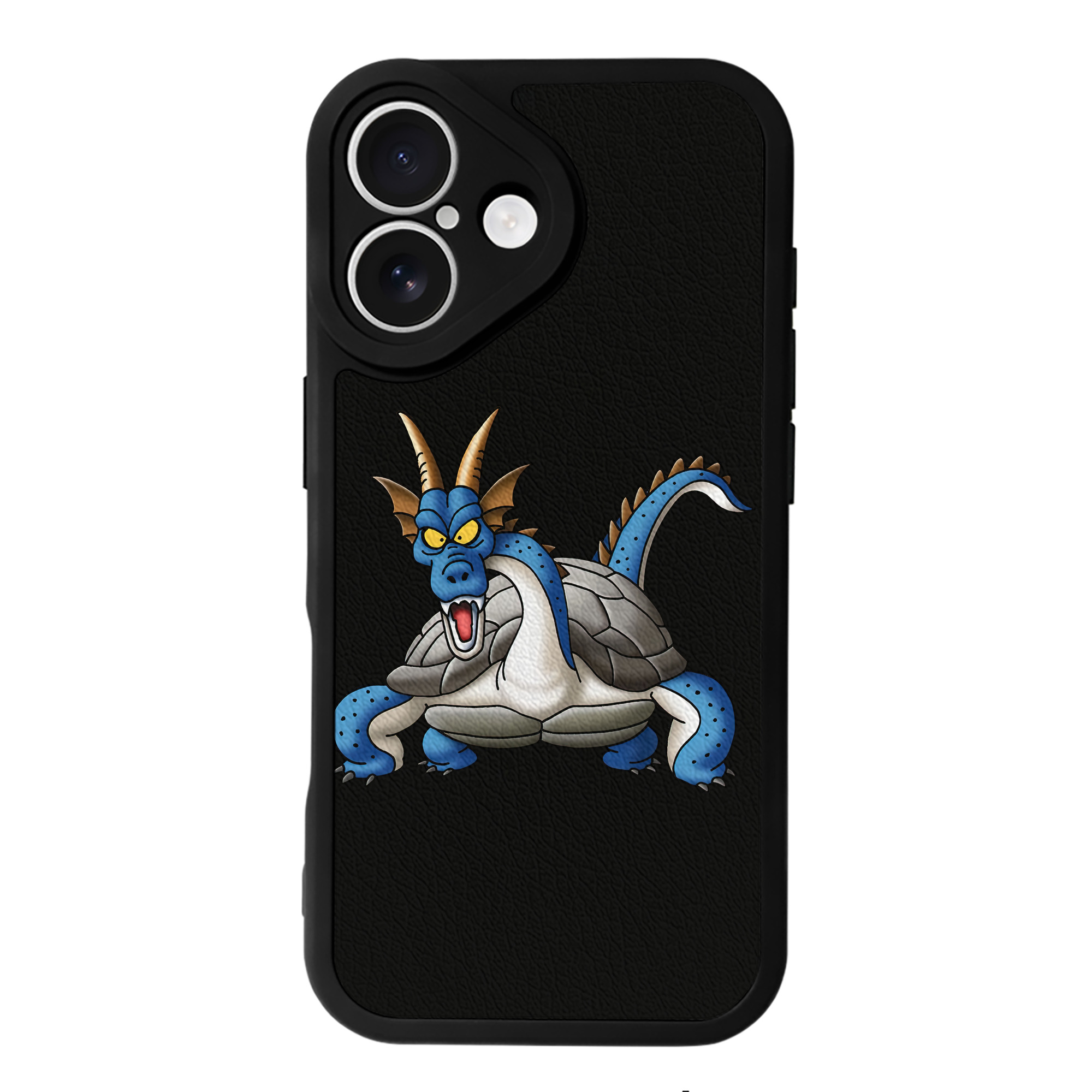 （画像用） ドラゴンクエスト Doragon Kuesuto Dragon Quest 【iPhone 16シリーズ対応】シリコンスマホケース（レザー調） 材質：シリコン